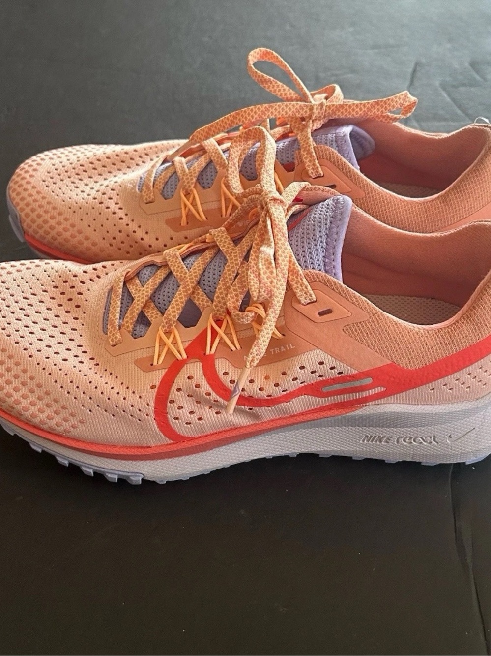 Women's Sz 7.5 Nike React Pegasus Trail 4 Running Shoes DJ6159-800 NWOB - Picture 2 of 14